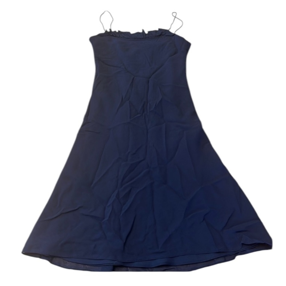 RALPH Ralph Lauren navy rayon dress vintage